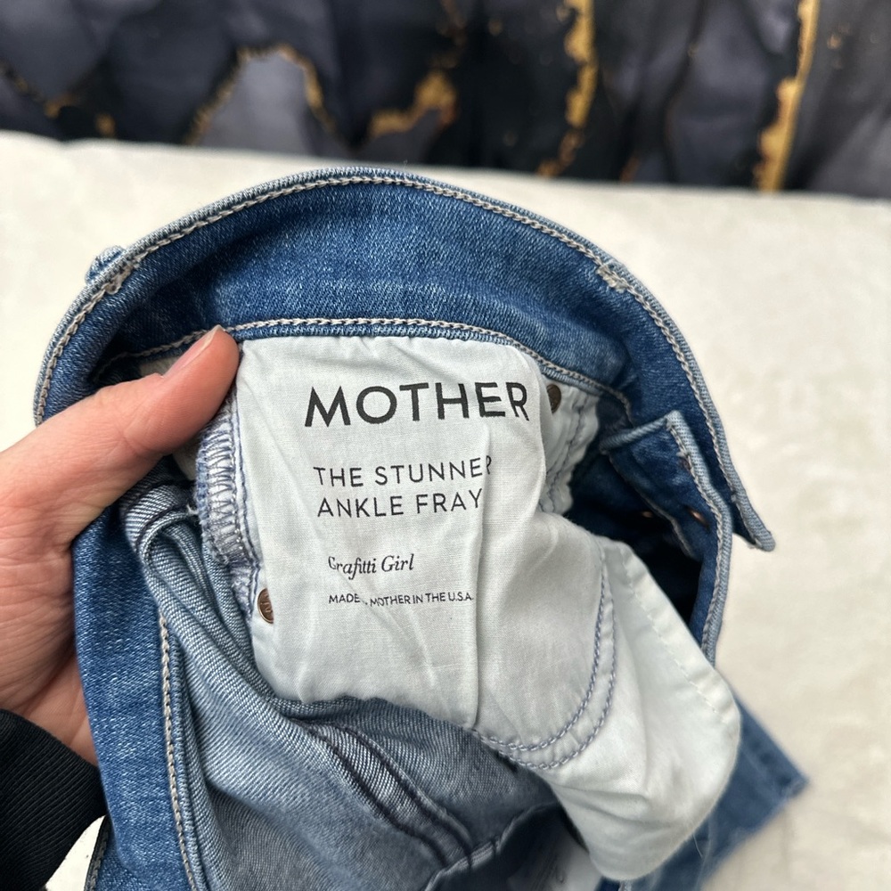 MOTHER The Stunner Ankle Fray Jeans - Picture 8 of 8